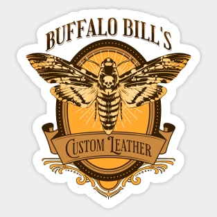 Buffalo Bill's Custom Leather Sticker